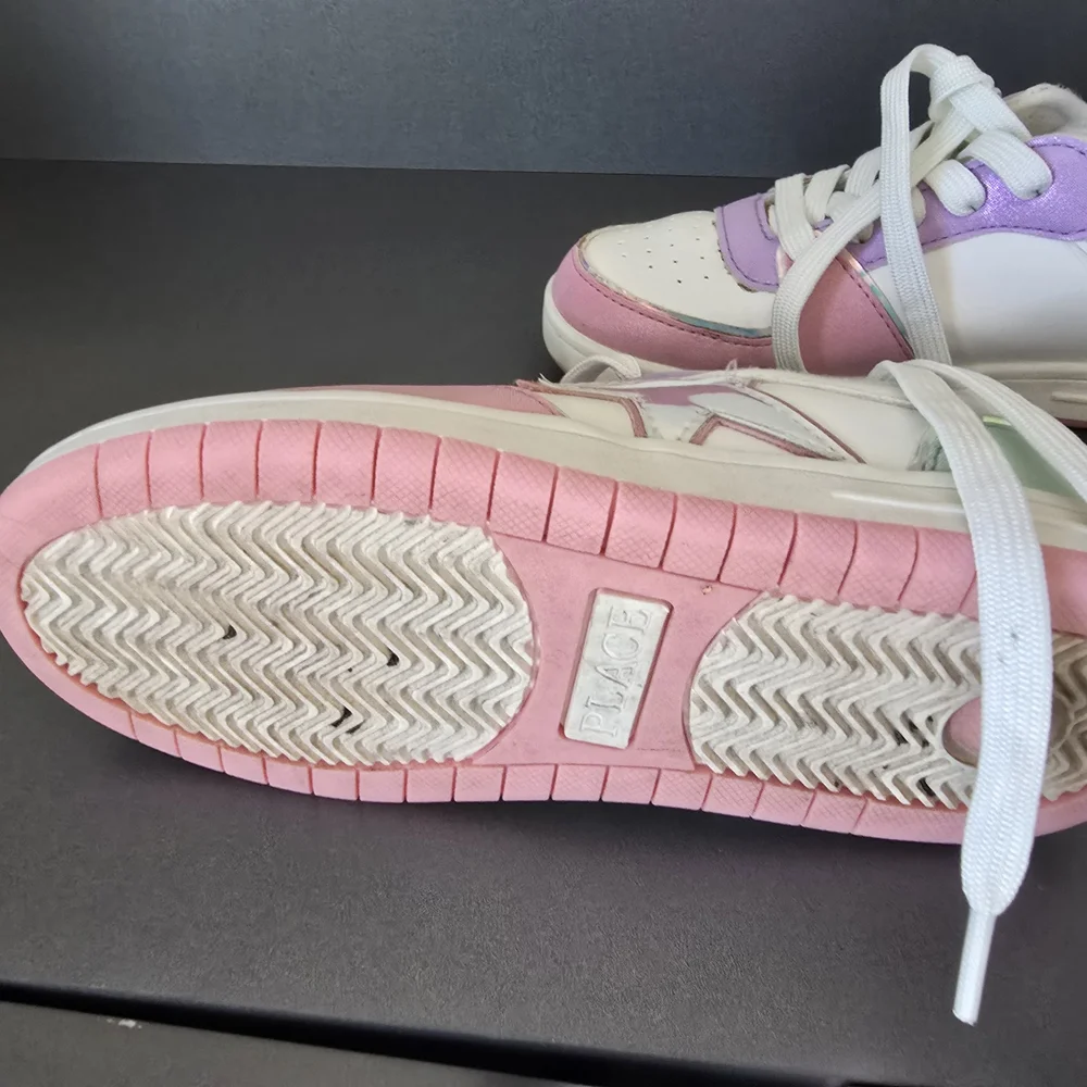 The Children's Place Pink and Purple Star Sneakers